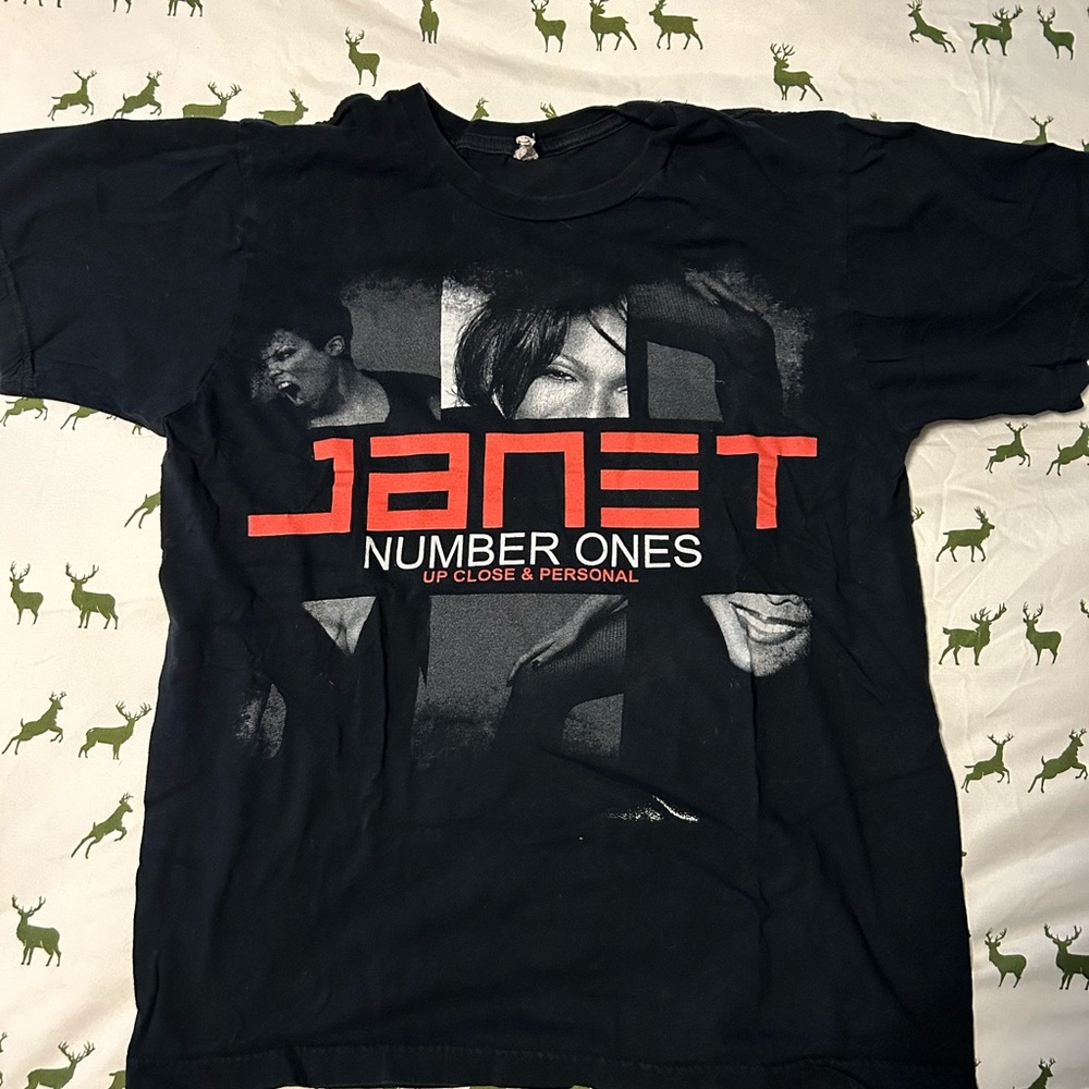 Vintage Janet Jackson Number Ones concert t-shirt